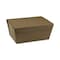 Pactiv EarthChoice OneBox Paper Box, 66 oz, 6.5 x 4.5 x 3.25, Kraft, PK160 PK NOB03KEC - alternate 1